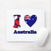 I Liebe Australien Mousepad (Mit Mouse)