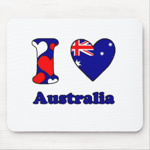 I Liebe Australien Mousepad