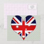 I Liebe Australien Postkarte (Vorne/Hinten)