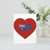 I Liebe Australien Postkarte (Stehend Vorderseite)