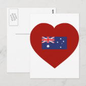I Liebe Australien Postkarte (Vorne/Hinten)