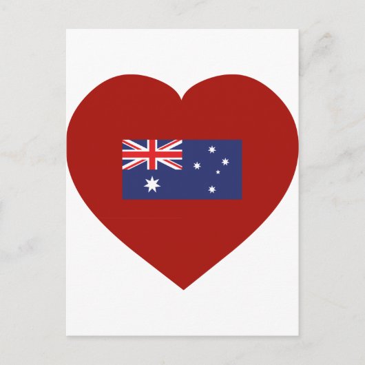I Liebe Australien Postkarte (Vorderseite)