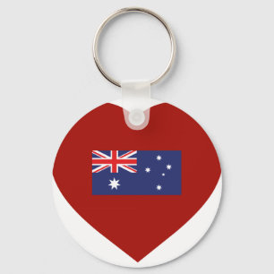 I Liebe Australien Schlüsselanhänger