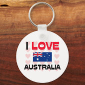 I Liebe Australien Schlüsselanhänger (Vorderseite)