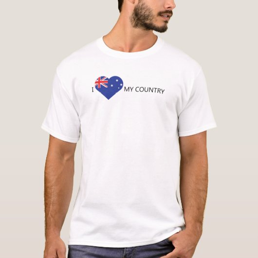 I Liebe Australien T-Shirt (Vorderseite)