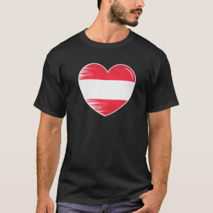 I Liebe Austria My Zuhause My Country Heart Austri T-Shirt