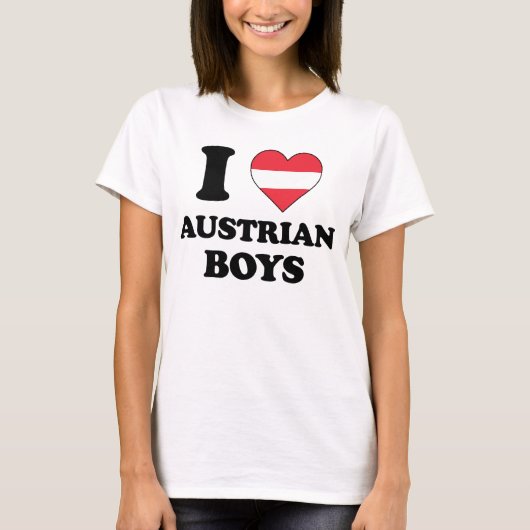 I Liebe Austrian Boys T-Shirt (Vorderseite)