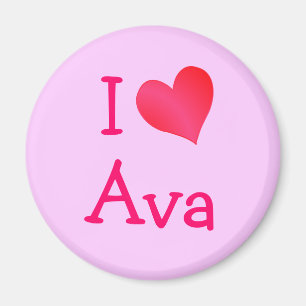 I Liebe Ava Magnet