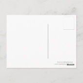 I Liebe Ava, Regenbogenherz Postkarte (Rückseite)