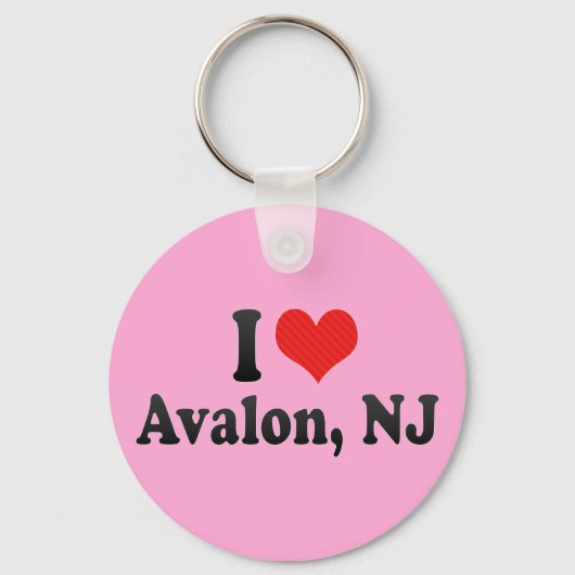 I Liebe Avalon, NJ Schlüsselanhänger (Vorderseite)