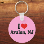 I Liebe Avalon, NJ Schlüsselanhänger (Vorderseite)