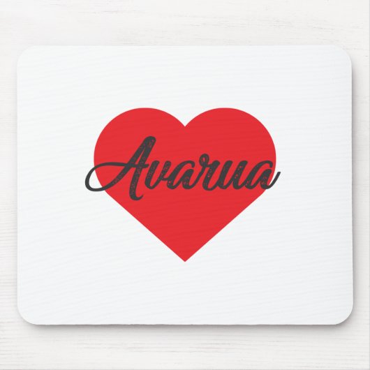 I Liebe Avarua - Cookinseln Mousepad (Vorne)