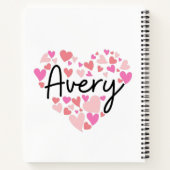 I Liebe Avery Notizblock (Rückseite)