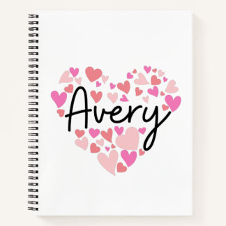 I Liebe Avery Notizblock