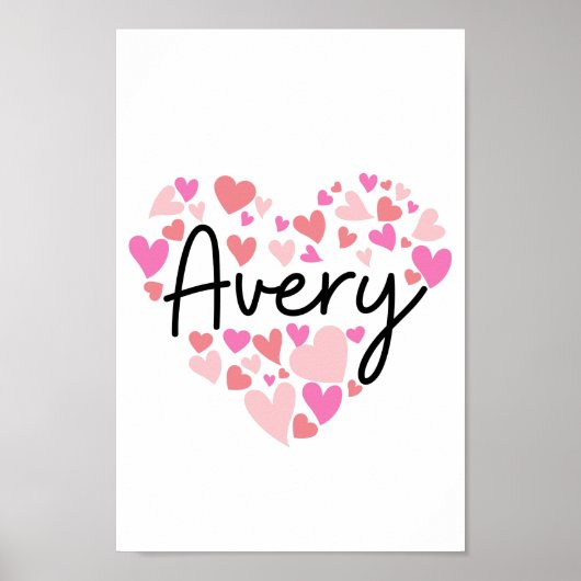 I Liebe Avery Poster (Vorne)