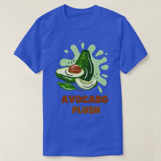 I Liebe Avocado niedlich avocado plush 2 T-Shirt (Design vorne)