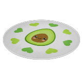 I Liebe Avocado Schneidebrett (Ecke)