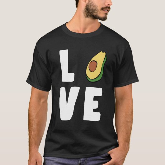 I Liebe Avocados T-Shirt (Vorderseite)