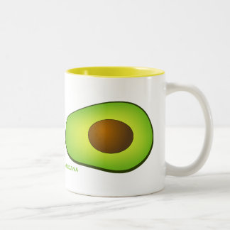 I Liebe-Avocados Zweifarbige Tasse