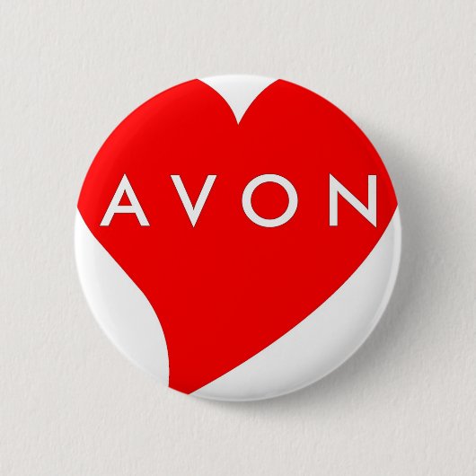 I Liebe AVON Button (Vorderseite)