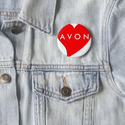 I Liebe AVON Button (Beispiel)