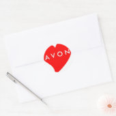 I Liebe AVON Runder Aufkleber (Umschlag)