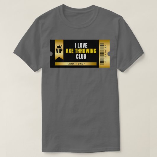 I Liebe Ax Throwing T-Shirt (Design vorne)