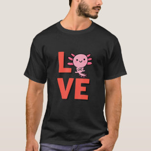 I Liebe Axolotl Amphibienbesitzer und Tier 2 T-Shirt