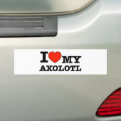 I Liebe axolotl Autoaufkleber (Auf Auto)