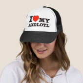 I Liebe Axolotl Truckerkappe (Beispiel)