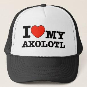 I Liebe Axolotl Truckerkappe