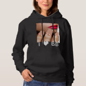 I LIEBE B HOODIE (Vorderseite)