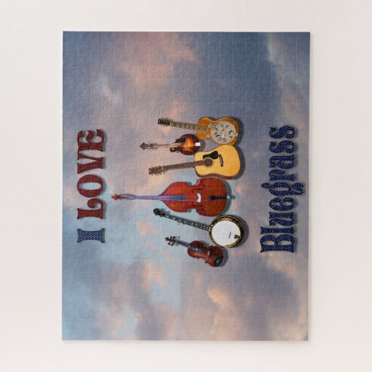 I LIEBE B LUEGRASS PUZZLE (Vertikal)