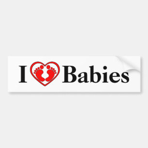 I Liebe-Baby-Autoaufkleber Autoaufkleber