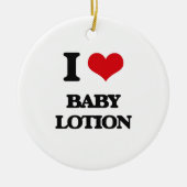 I Liebe-Baby-Lotion Keramikornament (Vorne)