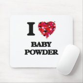 I Liebe Baby Powder Mousepad (Mit Mouse)