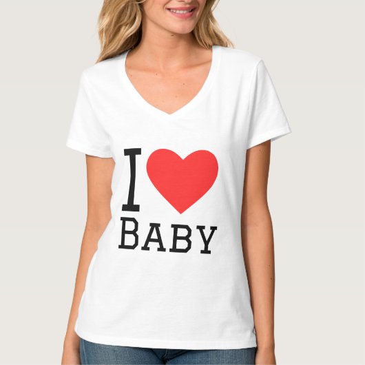 I Liebe Baby T-Shirt (Vorderseite)