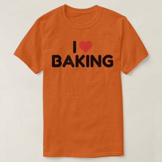I Liebe Backen 1953 T-Shirt (Design vorne)