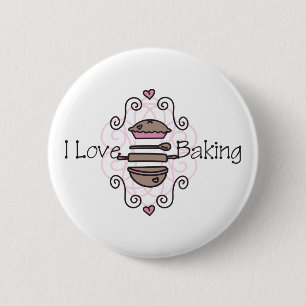 I Liebe Backen Button