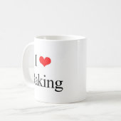 I Liebe-Backen Kaffeetasse (Vorderseite Links)