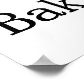 I Liebe Backen Poster (Ecke)