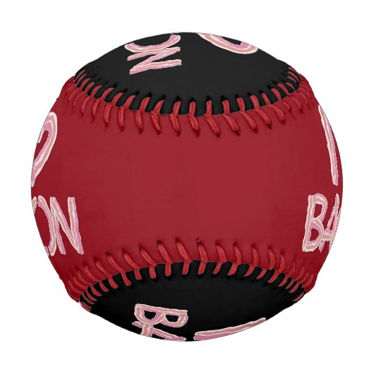 I Liebe Bacon Baseball (Vorderseite)