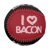 I Liebe Bacon Baseball (Vorderseite Links)