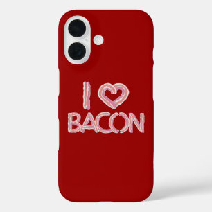 I Liebe Bacon iPhone 16 Hülle