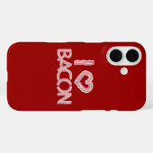 I Liebe Bacon Case-Mate iPhone Hülle (Rückseite (Horizontal))