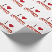 I Liebe Bacon Geschenkpapier (Ecke)