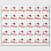I Liebe Bacon Geschenkpapier (Flach)