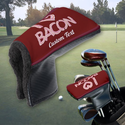 I Liebe Bacon Golf Headcover