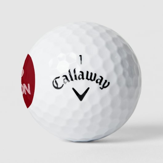 I Liebe Bacon Golfball (Logo)