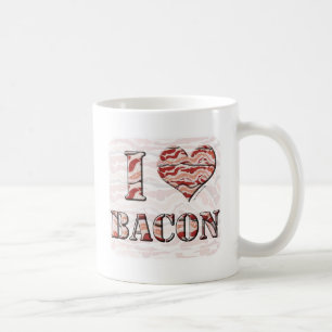 I Liebe Bacon Hot Fun Epic Breaklogan Kaffeetasse